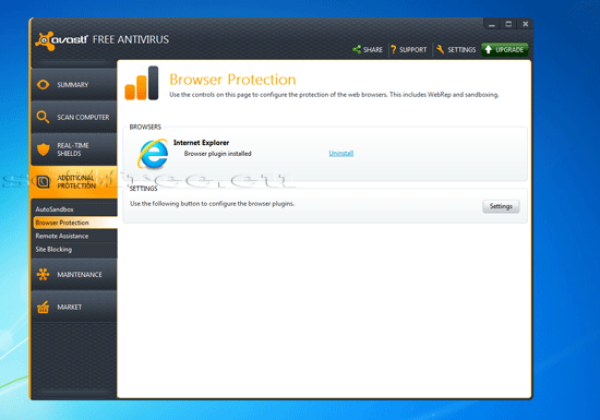 Tutorial avast! Free Antivirus modulul protecție browser