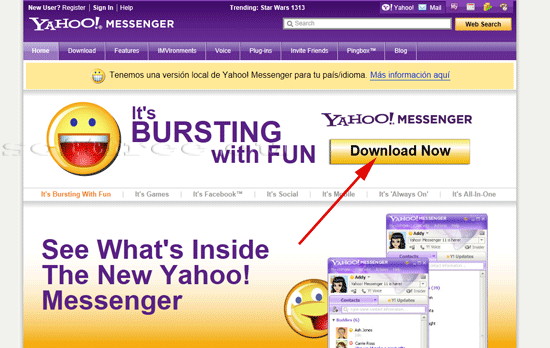 Tutorial Yahoo! Messenger descărcare