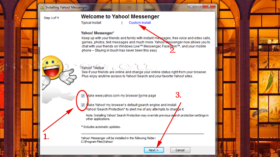 Tutorial Yahoo! Messenger personalizare instalare