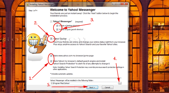 Tutorial Yahoo! Messenger personalizare instalare